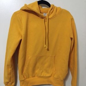 Yellow hoodie